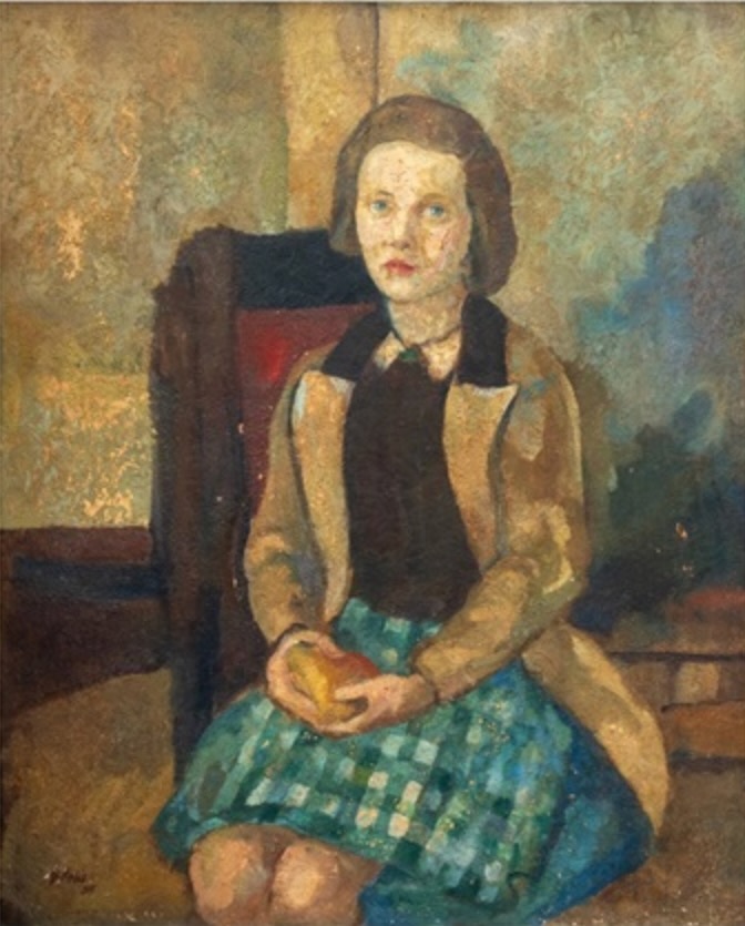 1937 8 Portrait of a lady hst 66 x. 51