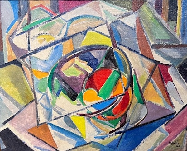 1946 14 Composition cubiste 32X40 2