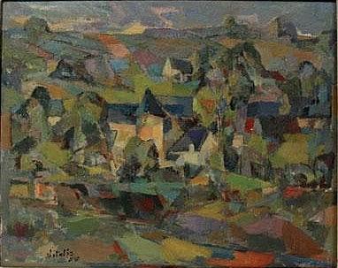 1954-1-Abstracy-village-Village-abstrait