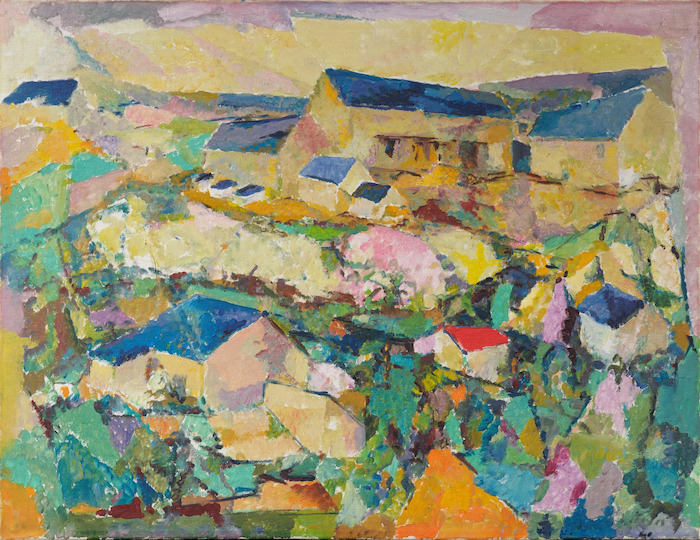 1961 Le village hst 50x65 1