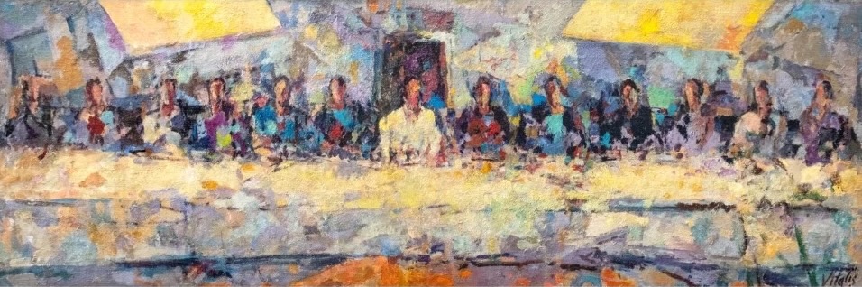1962 15 macario vitalis last supper la cene 33 x 100K30N5