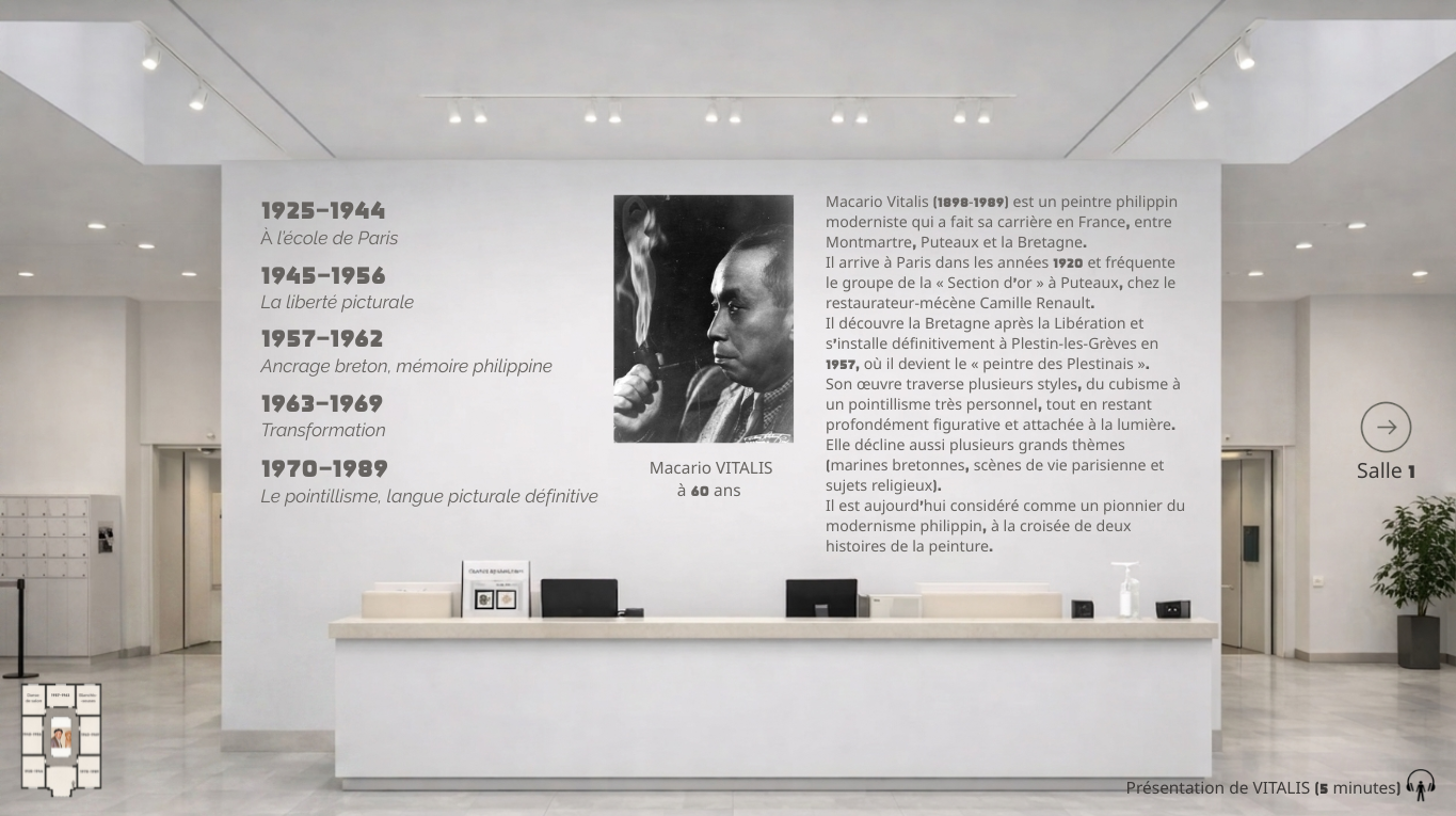 Hall accueil Musee VITALIS