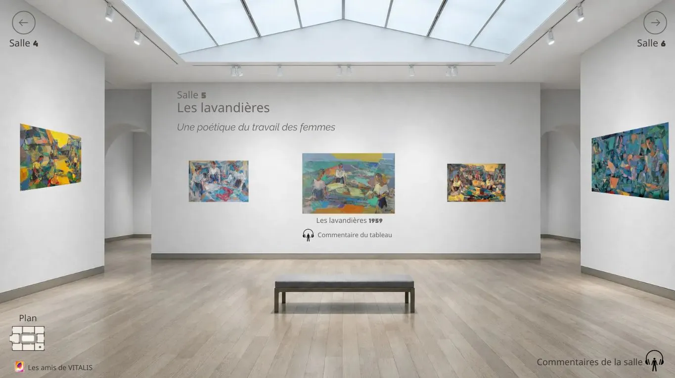 Salle 5 Le musee VITALIS Les lavandieres